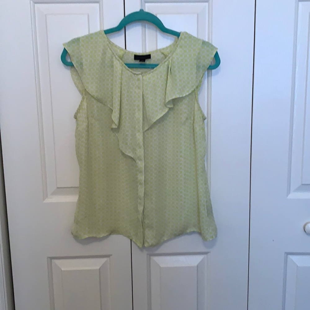 Light green button-up